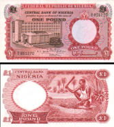 *1 Libra Nigéria 1967, P8a UNC - Kliknutím na obrázok zatvorte -